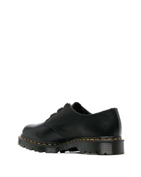 schwarze Leder Derby Schuhe von Dr. Martens