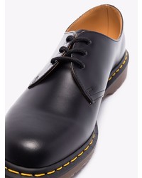 schwarze Leder Derby Schuhe von Dr. Martens