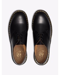 schwarze Leder Derby Schuhe von Dr. Martens