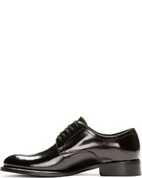 schwarze Leder Derby Schuhe von DSquared