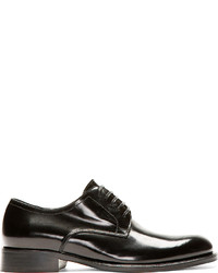 schwarze Leder Derby Schuhe von DSquared