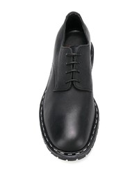 schwarze Leder Derby Schuhe von Premiata