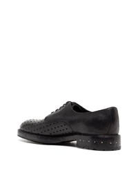 schwarze Leder Derby Schuhe von Nicolas Andreas Taralis