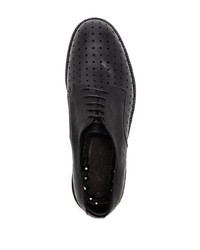 schwarze Leder Derby Schuhe von Nicolas Andreas Taralis