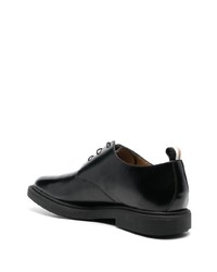 schwarze Leder Derby Schuhe von BOSS