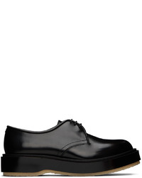 schwarze Leder Derby Schuhe von ADIEU