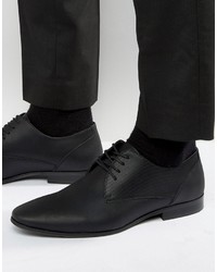 schwarze Leder Derby Schuhe von Aldo