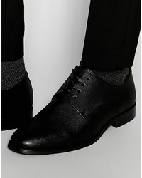 schwarze Leder Derby Schuhe von Aldo