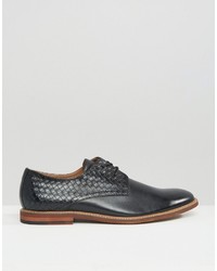 schwarze Leder Derby Schuhe von Aldo