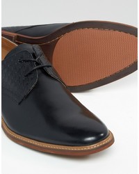 schwarze Leder Derby Schuhe von Aldo