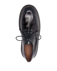 schwarze Leder Derby Schuhe von Marsèll