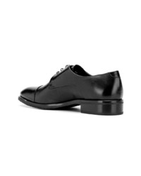 schwarze Leder Derby Schuhe von Baldinini