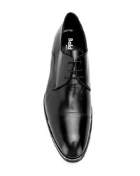 schwarze Leder Derby Schuhe von Baldinini