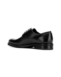 schwarze Leder Derby Schuhe von Baldinini