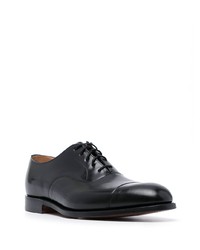 schwarze Leder Derby Schuhe von Church's