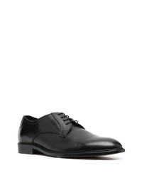 schwarze Leder Derby Schuhe von Sergio Rossi