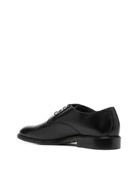 schwarze Leder Derby Schuhe von Sergio Rossi