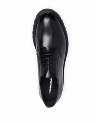 schwarze Leder Derby Schuhe von Premiata