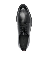 schwarze Leder Derby Schuhe von Lanvin