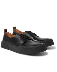 schwarze Leder Derby Schuhe von Ami