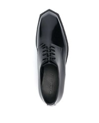 schwarze Leder Derby Schuhe von Martine Rose