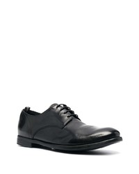 schwarze Leder Derby Schuhe von Officine Creative