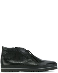 schwarze Leder Derby Schuhe von Baldinini