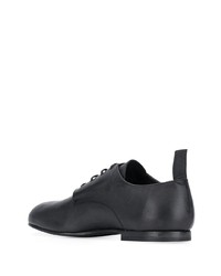 schwarze Leder Derby Schuhe von Measponte