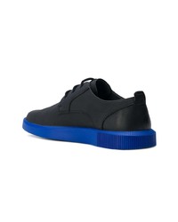 schwarze Leder Derby Schuhe von Camper