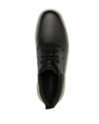 schwarze Leder Derby Schuhe von Camper