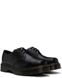 schwarze Leder Derby Schuhe von Dr. Martens