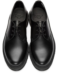 schwarze Leder Derby Schuhe von Dr. Martens