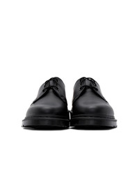 schwarze Leder Derby Schuhe von Dr. Martens