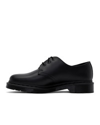 schwarze Leder Derby Schuhe von Dr. Martens