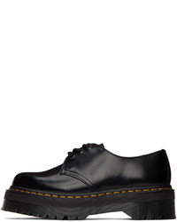 schwarze Leder Derby Schuhe von Dr. Martens