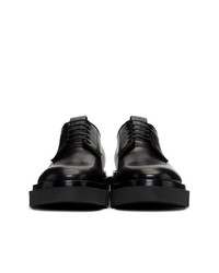 schwarze Leder Derby Schuhe von Givenchy