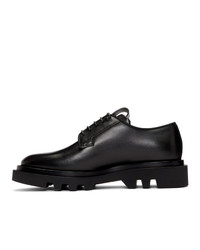 schwarze Leder Derby Schuhe von Givenchy