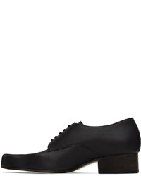 schwarze Leder Derby Schuhe von AARON ESH