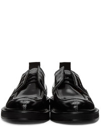 schwarze Leder Derby Schuhe von Carven