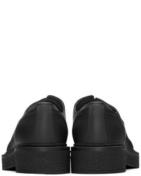 schwarze Leder Derby Schuhe von Lanvin