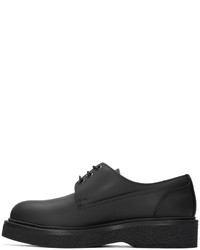 schwarze Leder Derby Schuhe von Lanvin