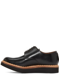 schwarze Leder Derby Schuhe von Grenson