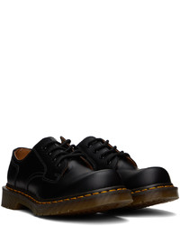 schwarze Leder Derby Schuhe von Comme des Garcons Homme Deux