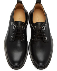 schwarze Leder Derby Schuhe von Carven