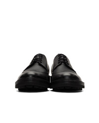 schwarze Leder Derby Schuhe von Hugo
