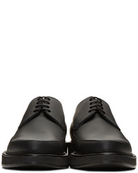 schwarze Leder Derby Schuhe von Lanvin