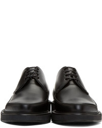 schwarze Leder Derby Schuhe von Lanvin