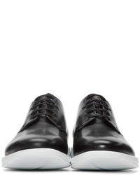 schwarze Leder Derby Schuhe von Kenzo