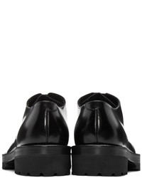 schwarze Leder Derby Schuhe von Marni