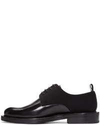 schwarze Leder Derby Schuhe von AMI Alexandre Mattiussi